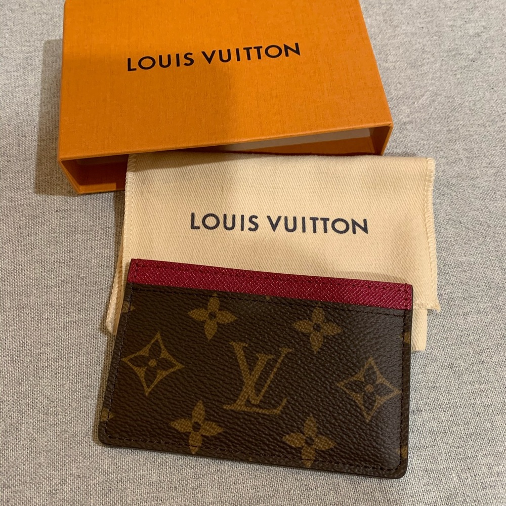 Louis Vuitton Monogram Fuschia Card Holder